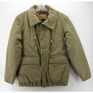 VINTAGE Antler Jacket Large Parka Barn Chore Coat Blanket Lined Hunt